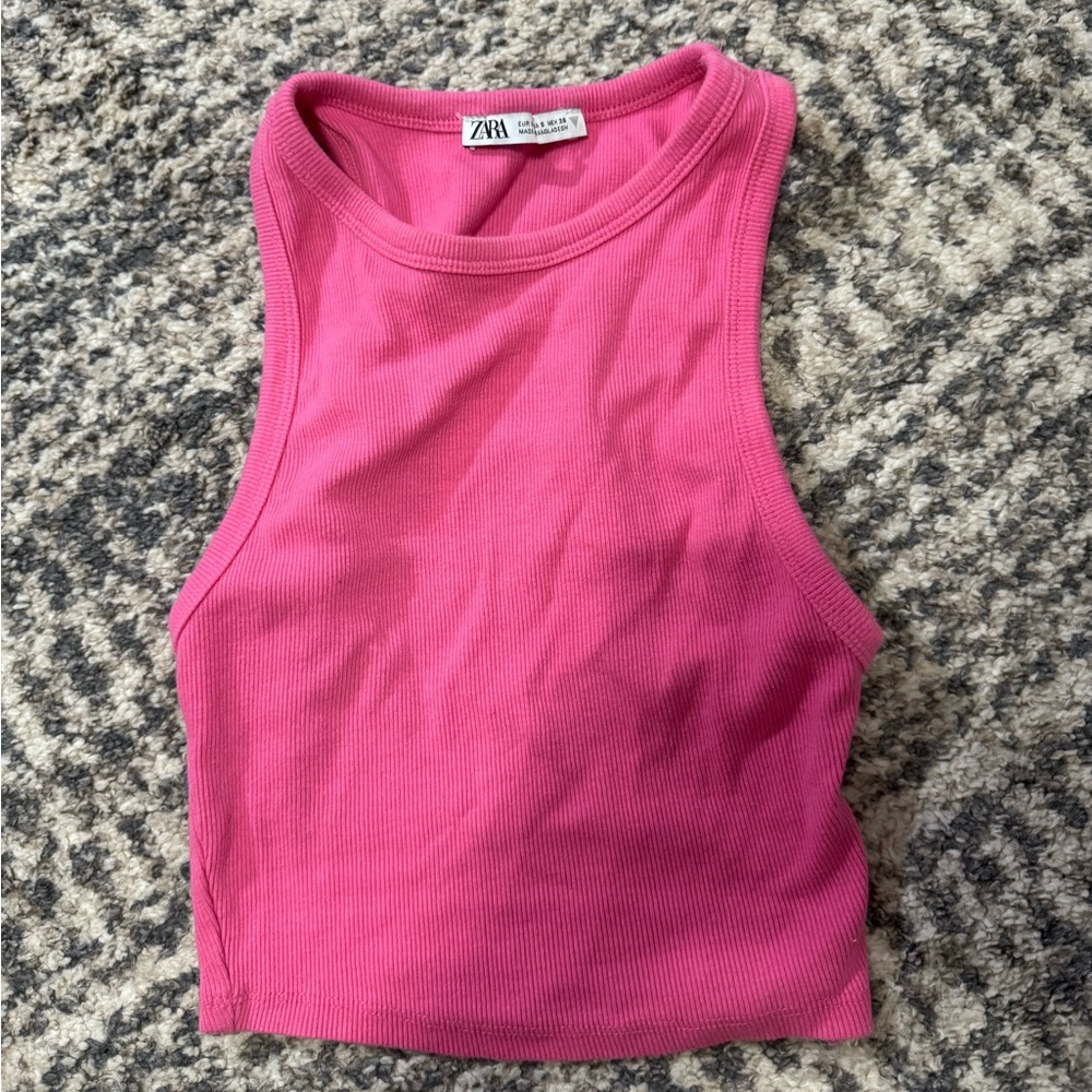 Pink Zara tank top
